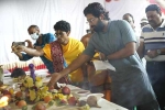 Allu Arjun updates, Allu Arjun news, allu arjun attends the pooja ceremony of aaa cinemas, Asian cinemas