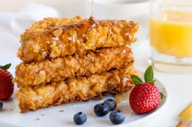 Cornflakes french toast recipe