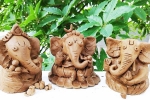 which clay is used for making ganesha, which clay is used for making ganesha, how to make eco friendly ganesh idol from clay at home, Eco friendly