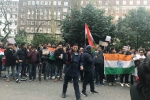 protest pakistan commission london, indians pulwama london., indians protest in london over pulwama terror attack, Azad