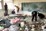 Israel weapons from USA, Israel war latest news, israel strike on school dozens killed, School children