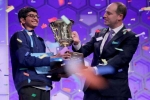 Spelling Bee 2018, Indian American, indian american wins scripps national spelling bee 2018, Karthik nemmani