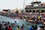 kumbh mela 2019 dates in hindi, varanasi, kumbh mela 2019 indian diaspora takes dip in holy water at sangam, Pravasi bharatiya divas