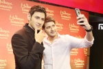 mahesh babu’s wax statue at AMB cinemas, madame tussauds mahesh babu, mahesh babu s wax statue for madame tussauds unveiled at hyderabad s amb cinemas, Namrata