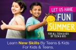 SAKSHI KARRA, SANJANA KARRA, this summer enroll your kids in the summer fun activities organised by the youth empowerment foundation, Life style