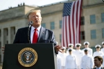 afghanistan, trump at Pentagon 9/11 remembrance ceremony, trump vows to hit afghanistan s taliban harder than ever, John bolton