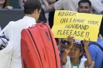 Gesture, Roger Federer, wimbledon 2018 roger federer makes a brilliant gesture towards indian origin fan, Wimbledon title