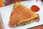 Three Layered Cheese Grilled Sandwich Recipe, Cheese Grilled Sandwich Recipe, three layered cheese grilled sandwich recipe, Snack recipe