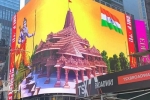 Times Square, Lord Ram, why is a giant lord ram deity appearing on times square and why is it controversial, Deity