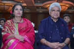 lit conference javed, lit conference javed, javed akhtar and shabana azmi cancelled their visit to literary conference in karachi, Shabana azmi