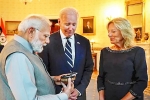 Narendra Modi diamond for Biden, Narendra Modi diamond, modi s 20 000 diamond becomes most expensive gift to biden family, Jil