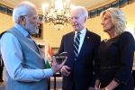 Narendra Modi breaking news, Narendra Modi latest breaking, narendra modi gifts 75 carat diamond to jill biden, Narendra modi us visit